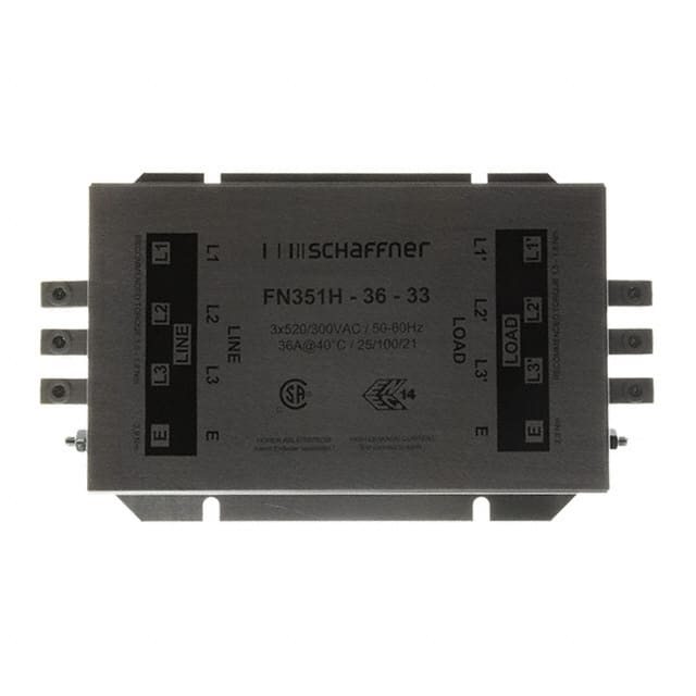 FN351H-36-33 Schaffner EMC Inc.  Netzfiltermodule